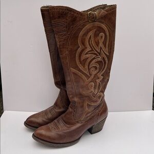 Ariat Wanderlust Tall Cowgirl Riding Boots Leather 9B